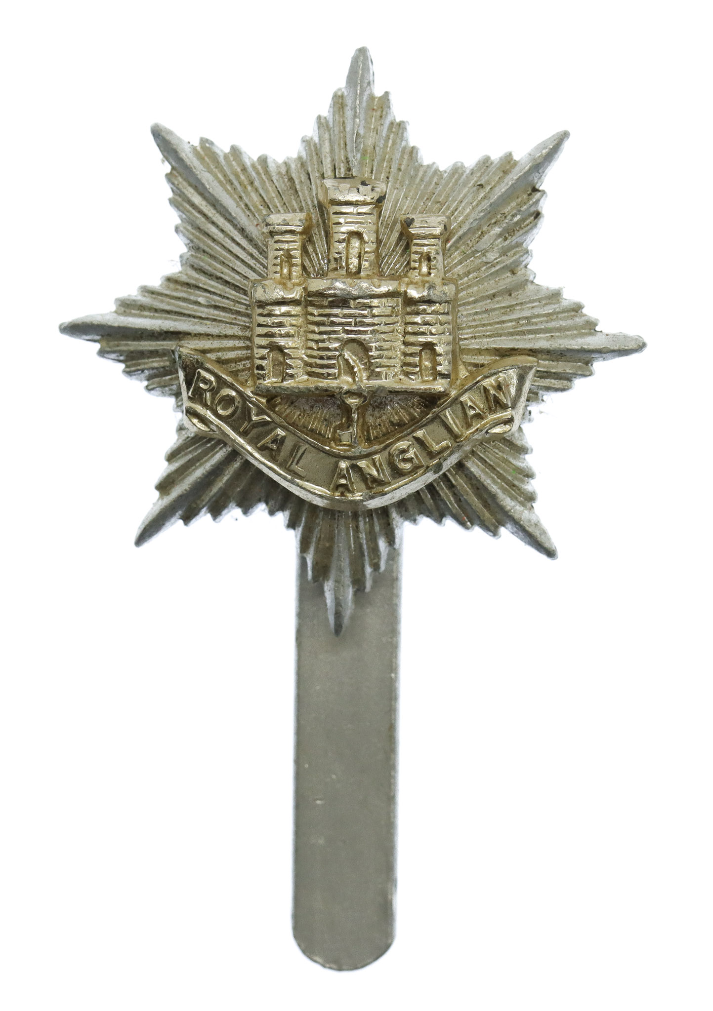 Royal Anglian Regiment Anodised (Staybrite) Cap Badge