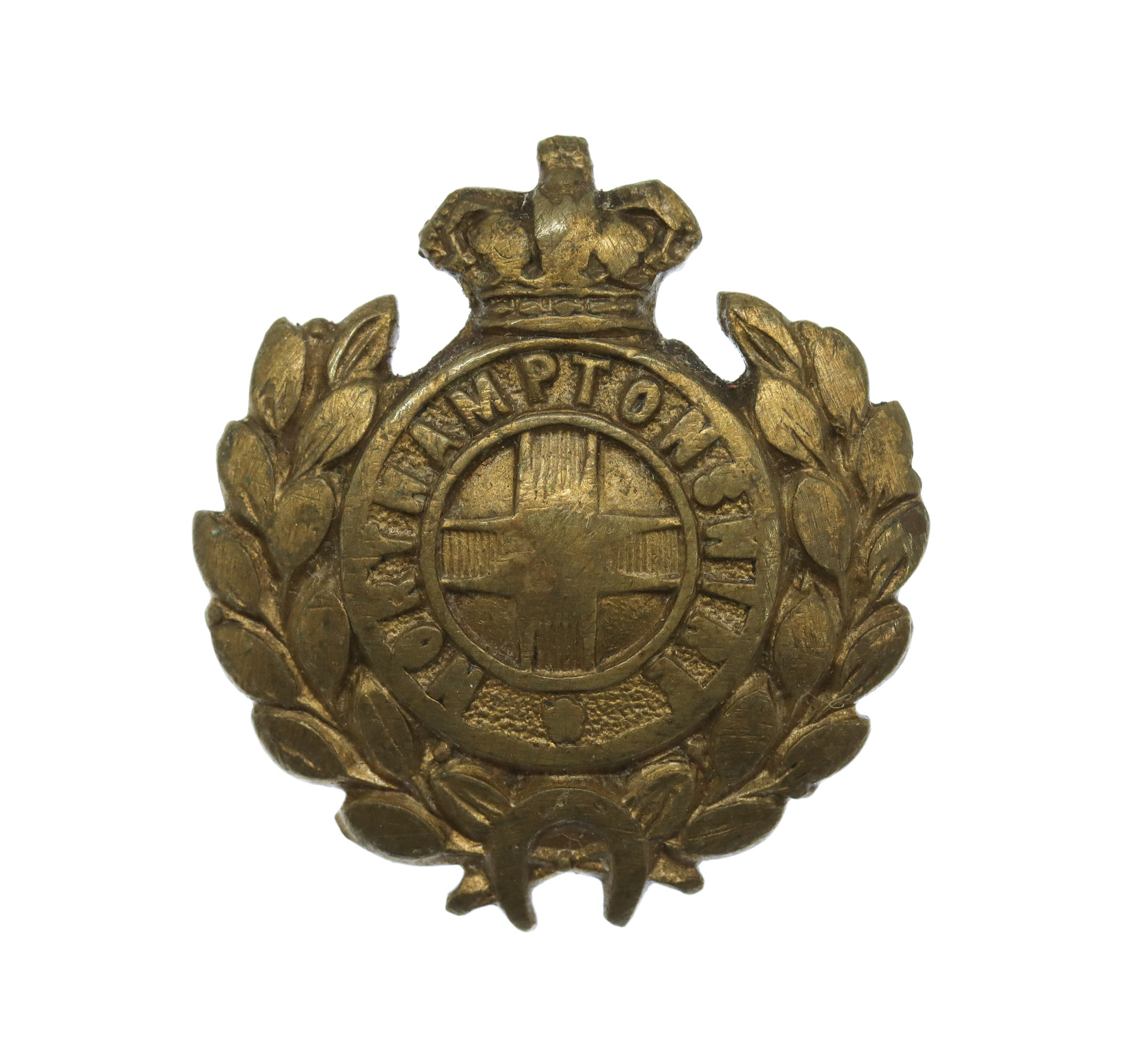 Victorian Northamptonshire Regiment Collar Badge 