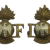 Pair of Royal Irish Fusiliers Shoulder Titles