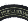 Royal Air Force Police Auxiliaries (R.A.F. POLICE AUXILIARIES) Cloth Shoulder Title