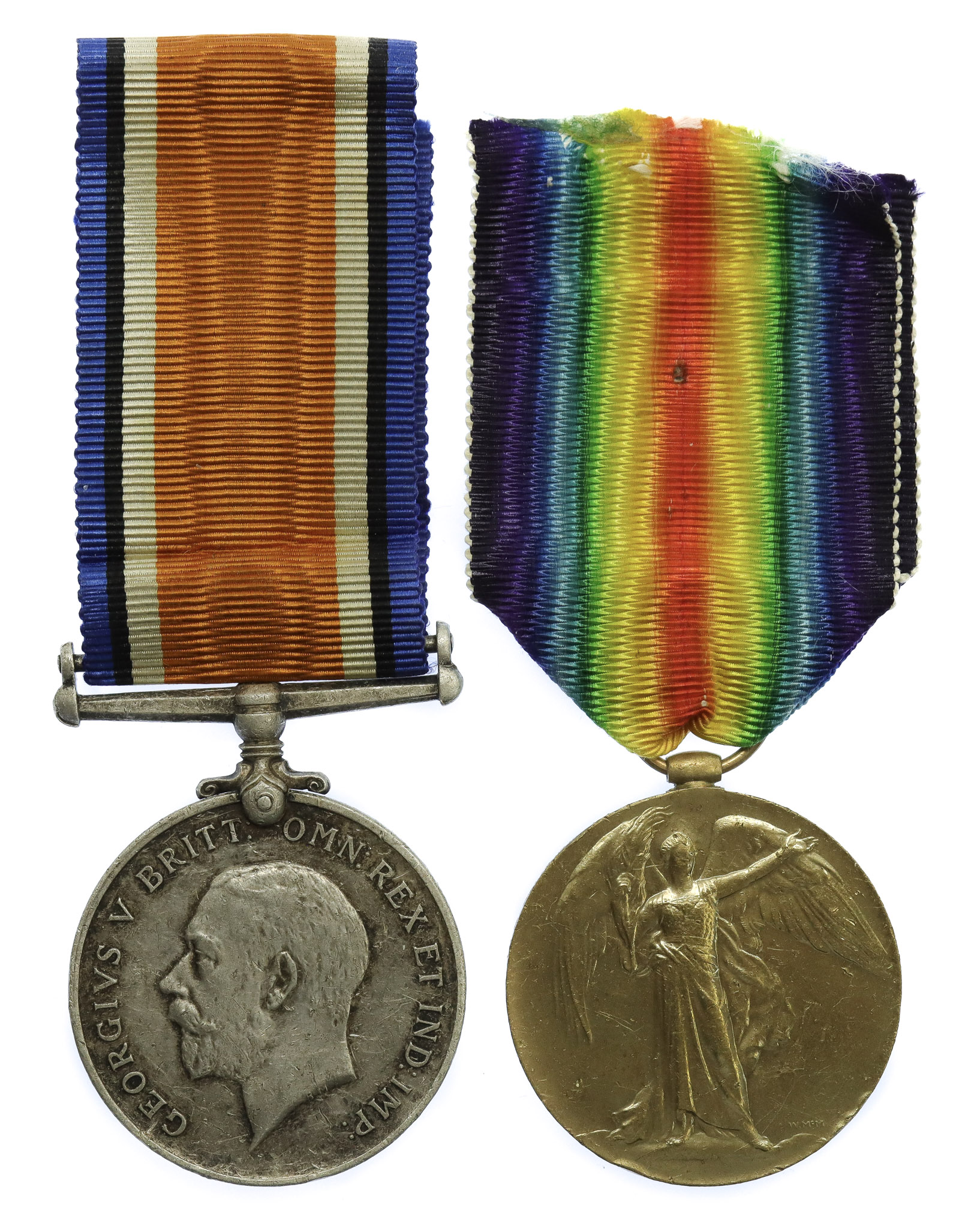 WW1 British War & Victory Medal Pair - Pte. R.A. Eastwood, 7th Bn. London Regiment