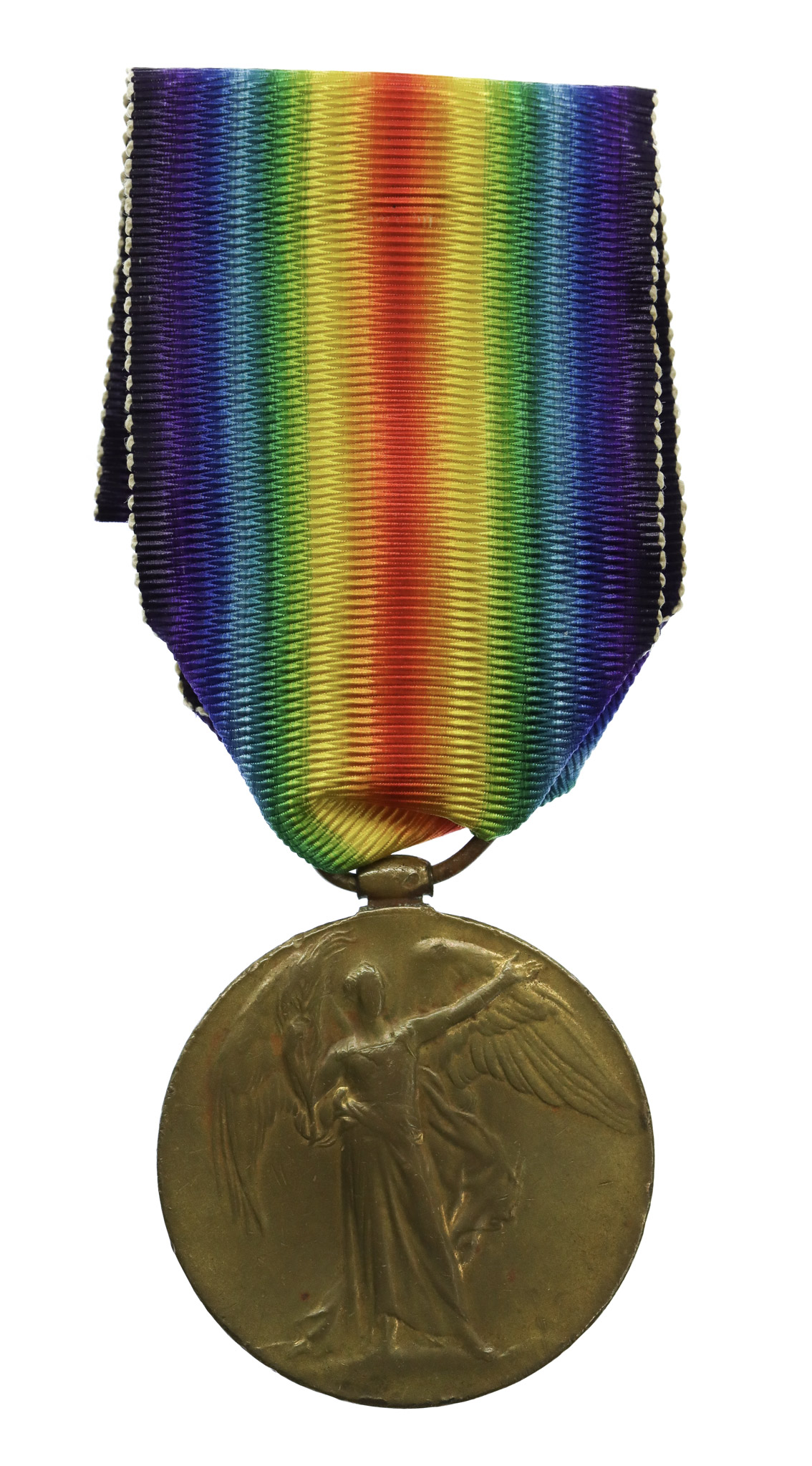 WW1 Victory Medal - Pte. R. Curtis, 2nd/6th Bn. North Staffordshire Regiment - K.I.A. 21/3/18