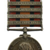 Queen's South Africa Medal (4 Clasps - Orange Free State, Transvaal, South Africa 1901, South Africa 1902) - Pte. W. Capon, 2nd Bn. Essex Regiment