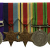 General Service Medal (Clasp - Palestine) and WW2 Medal Group of Five - Pte. T.J. Kelly, 2nd Bn. Essex Regiment - Died 1/1/43