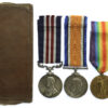 WW1 Military Medal, British War Medal, Victory Medal and WW2 Defence Medal Group of Four - Pte. F.G. Clarke, 32nd (East Ham) Bn. Royal Fusiliers