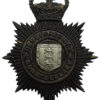 Herefordshire Constabulary Night Helmet Plate - Queen's Crown