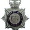 Ministry of Defence Police Enamelled Helmet Plate - Queen's Crown