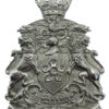 Leicester City Police Helmet Plate - Queen's Crown