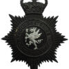 Somersetshire Constabulary Night Helmet Plate - Queen's Crown