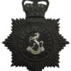 Kent Constabulary Night Helmet Plate - Queen's Crown