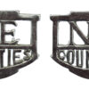 Pair of Scottish Police North Eastern Counties Epaulette Badges
