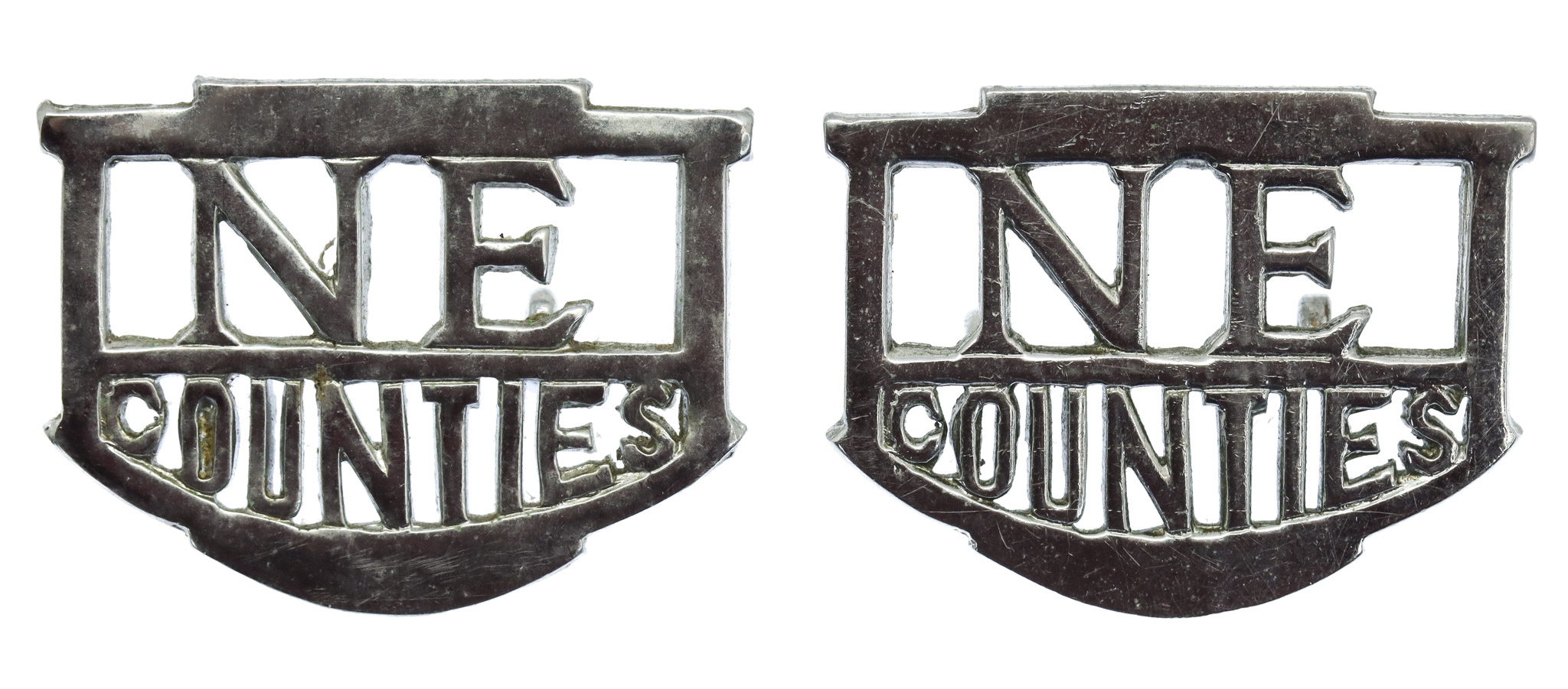 Pair of Scottish Police North Eastern Counties Epaulette Badges