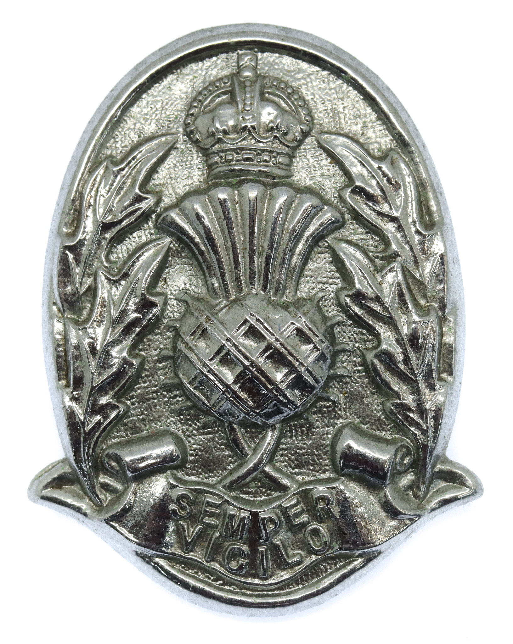 Scottish Police Forces Cap Badge - King's Crown