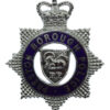Preston Borough Police Senior Officer's Enamelled Cap Badge - Queen's Crown