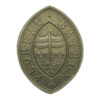 Bath City Police White Metal Collar Badge