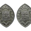 Pair of Bath City Police Collar Badges