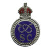 Staffordshire Special Constabulary Enamelled Lapel Badge - King's Crown