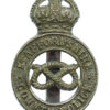 Staffordshire County Police Cap Badge - King's Crown