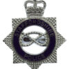 Staffordshire Police Senior Officer's Enamelled Cap Badge - Queen's Crown