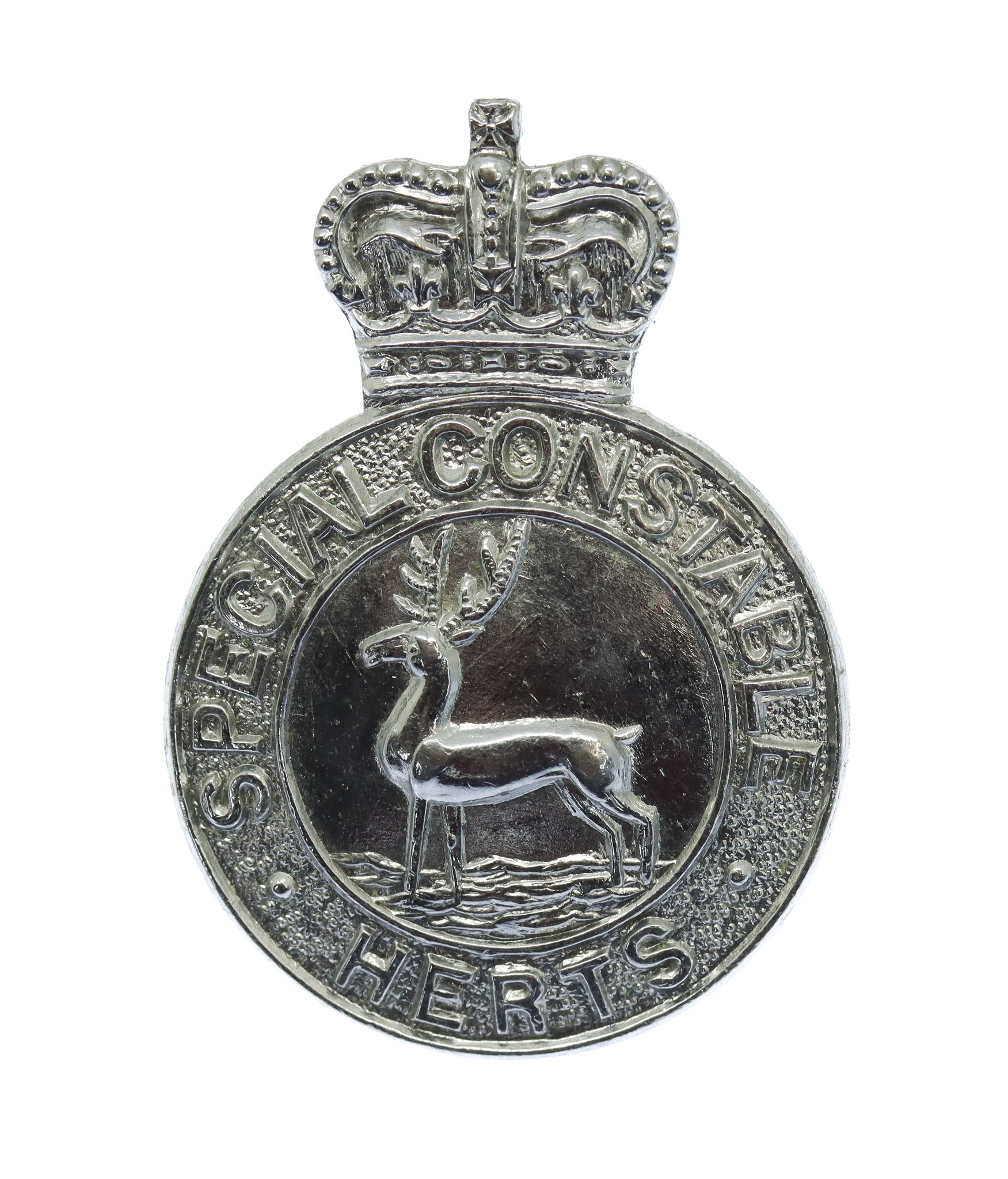 Hertfordshire Special Constable Lapel Badge - Queen's Crown