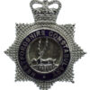 Hertfordshire Constabulary Senior Officer's Enamelled Cap Badge - Queen's Crown