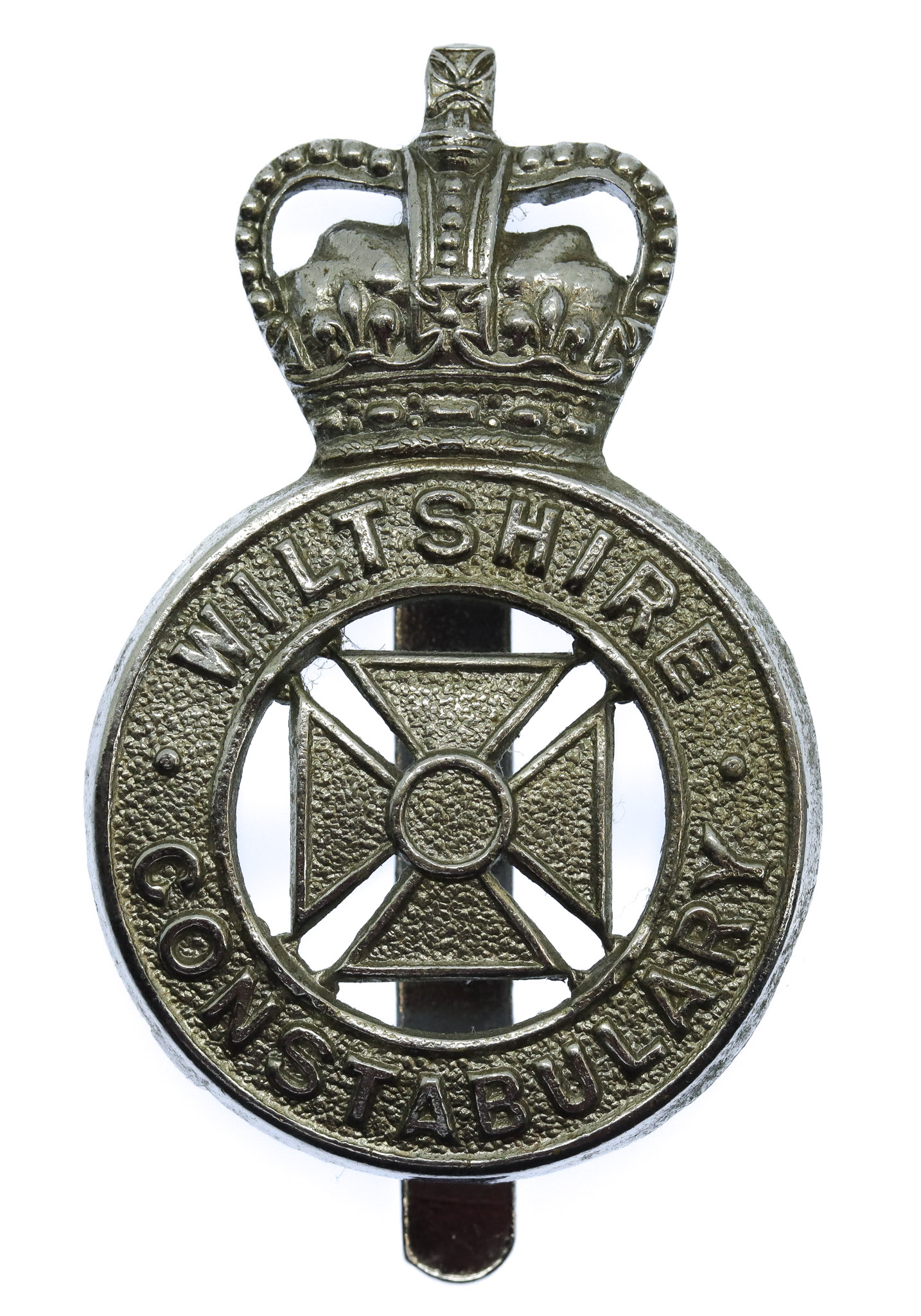 Wiltshire Constabulary Cap Badge - Queen's Crown