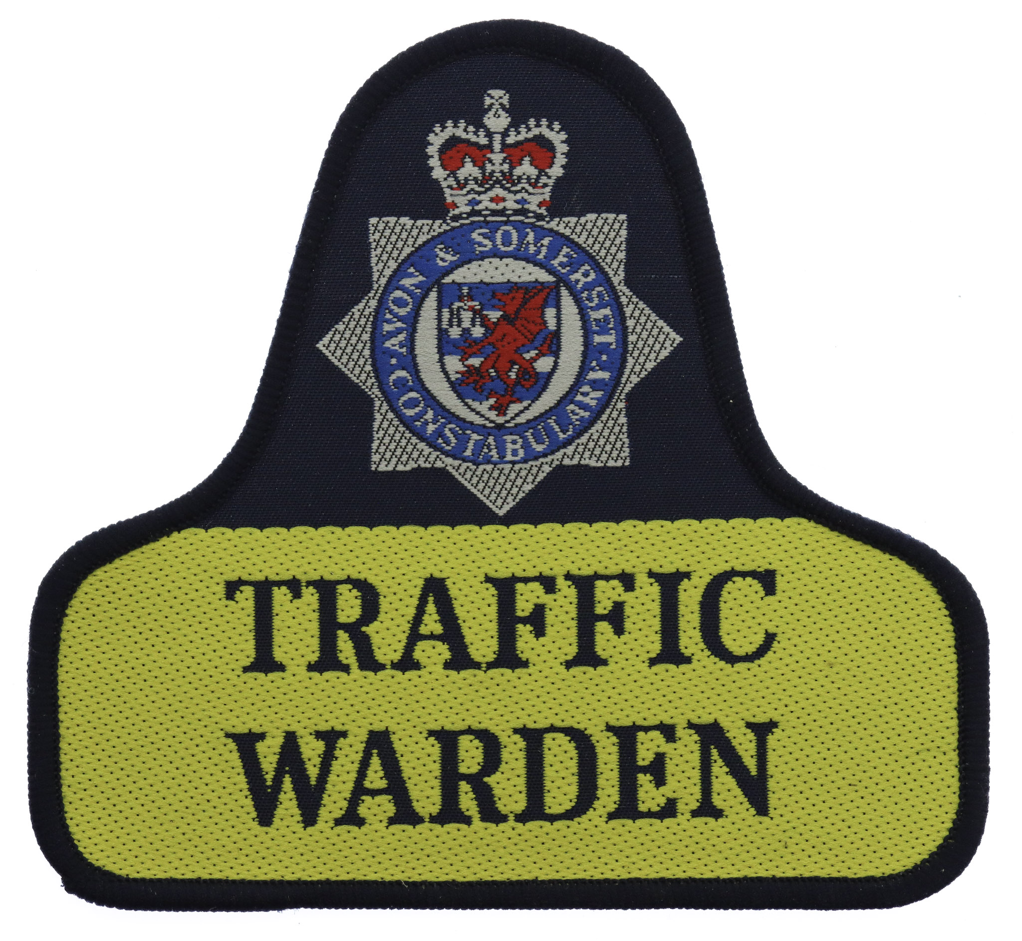 Avon & Somerset Constabulary Traffic Warden Cloth Patch Badge