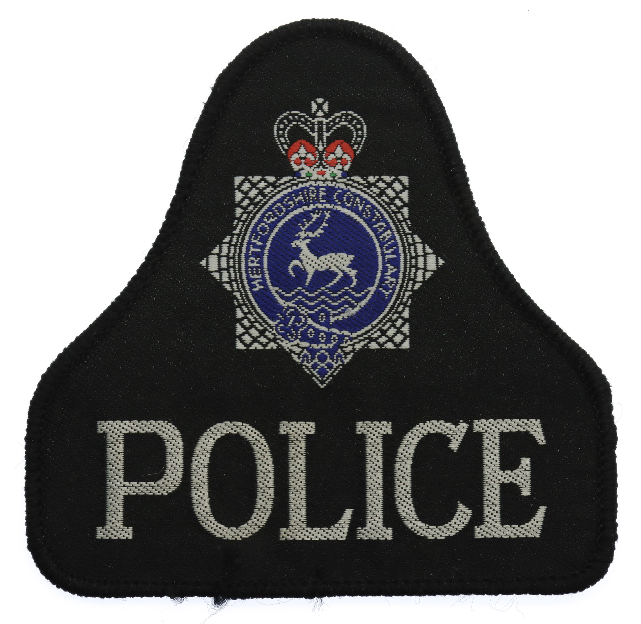 Hertfordshire Constabulary Police Cloth Bell Patch Badge