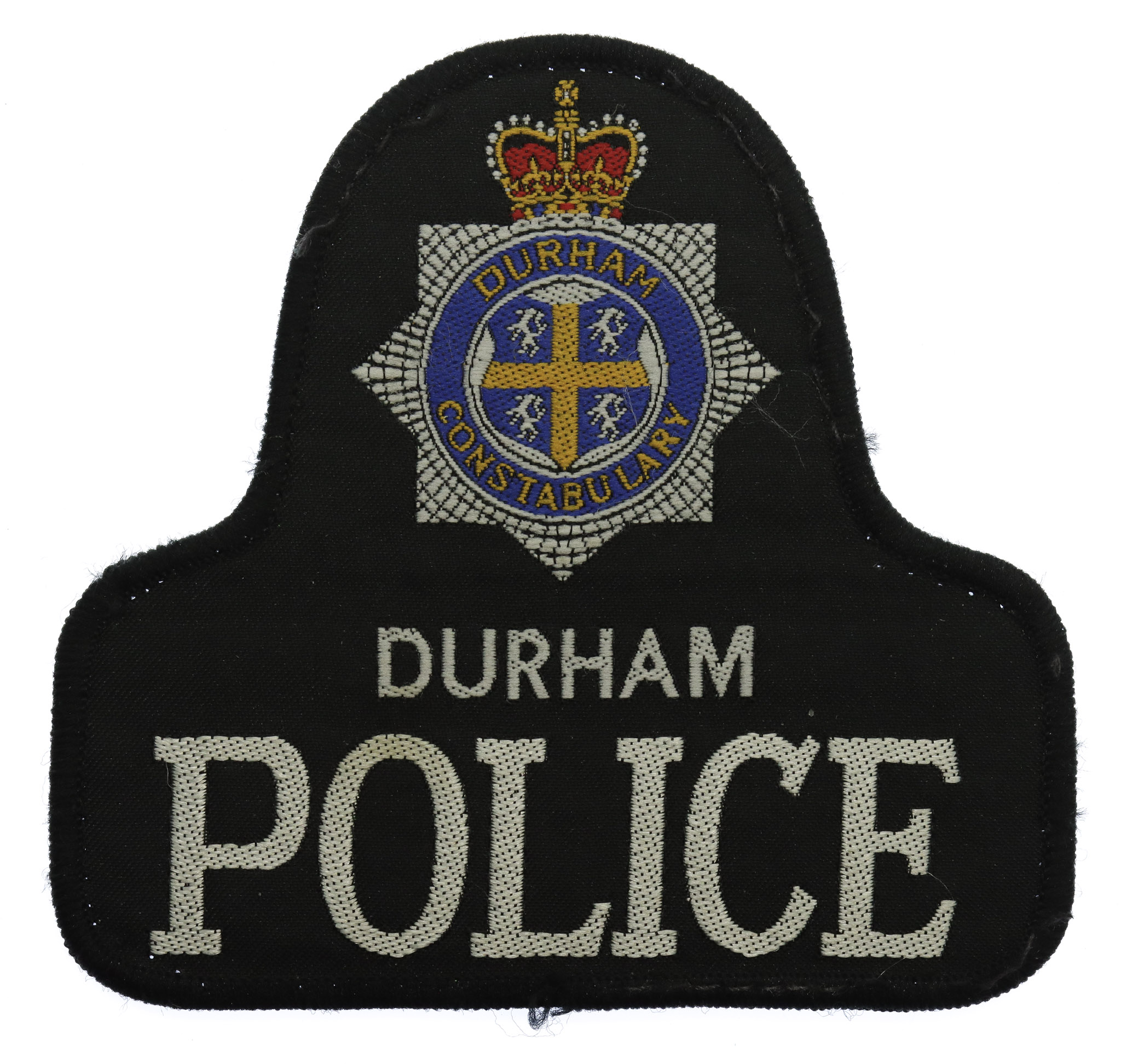 Durham Constabulary Police Cloth Bell Patch Badge