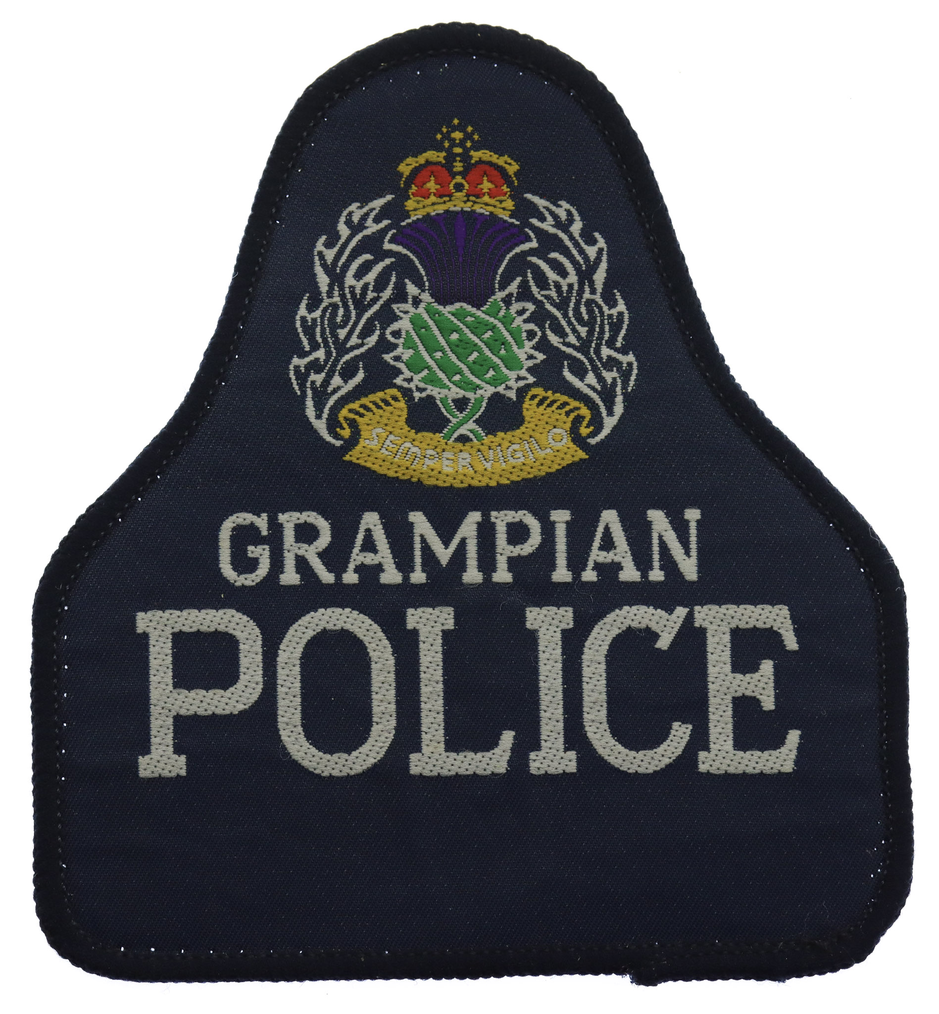 Grampian Police Cloth Bell Patch Badge