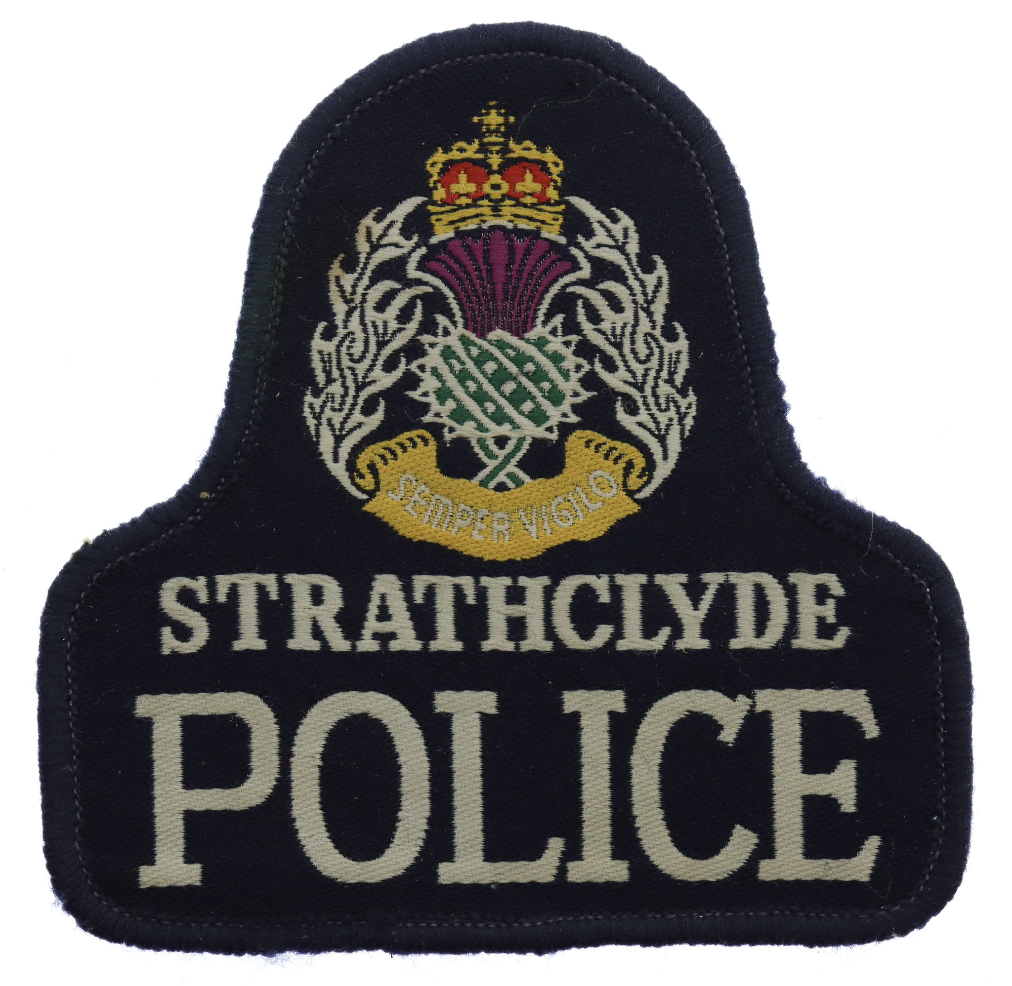 Strathclyde Police Cloth Bell Patch Badge
