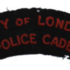 City of London Police Cadet Cloth Shoulder Title Badge