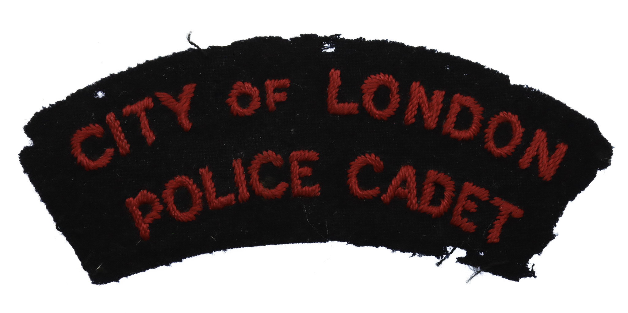 City of London Police Cadet Cloth Shoulder Title Badge