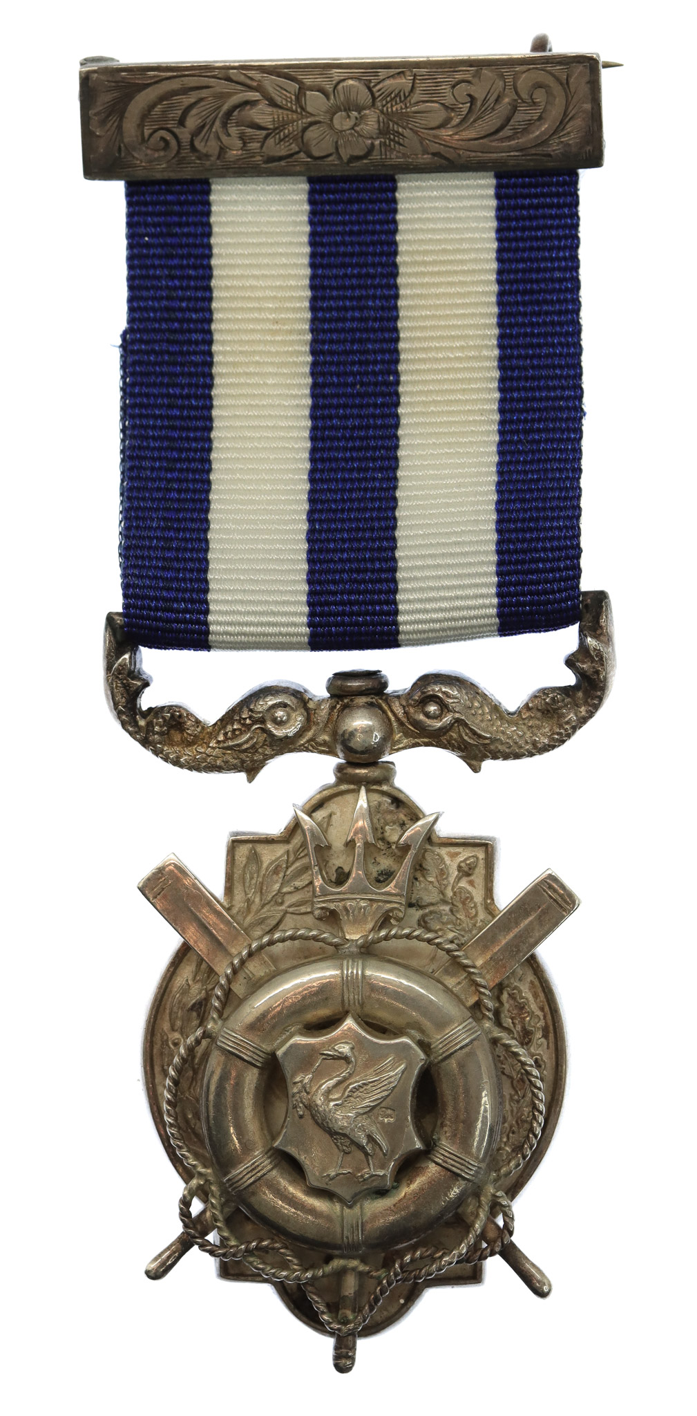 Liverpool Shipwreck & Humane Society Swimming Medal (Silver) - Daniel Jackson