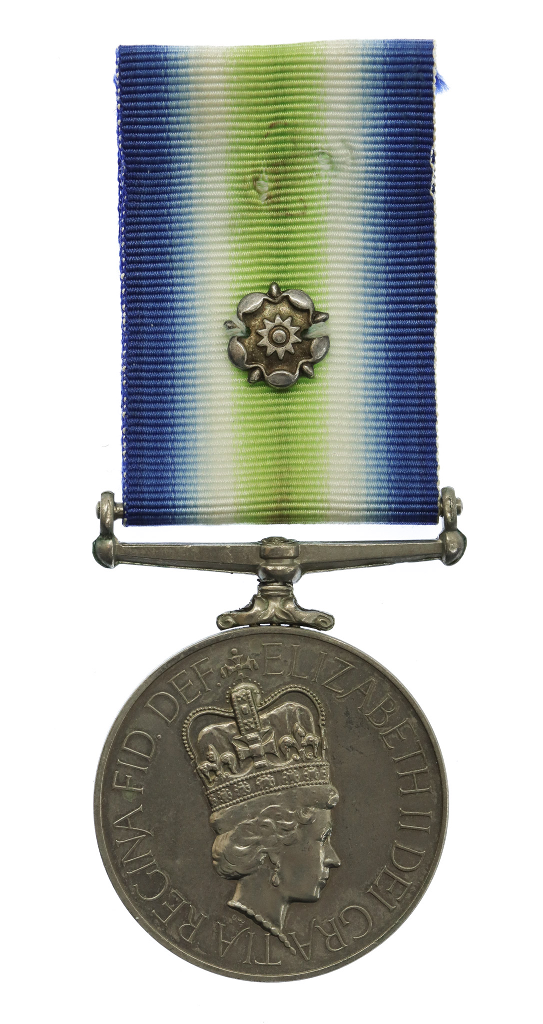 South Atlantic Medal 1982 (with Rosette) - D.P. Boulton, Merchant Navy