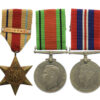 WW2 and General Service Medal (Clasp - Palestine 1945-48) Group of Five - Cpl. J.A. Fox, Notts & Derby Regiment (Sherwood Foresters)