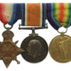 WW1 1914-15 Star Medal Trio - 2nd Lieut. W. Cox, Army Service Corps & Royal Artillery