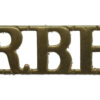Royal Buckinghamshire Hussars (R.B.H.) Shoulder Title