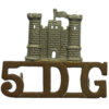 5th (Royal Inniskilling) Dragoon Guards (Castle/5DG) Shoulder Title