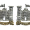 Pair of 5th (Royal Inniskilling) Dragoon Guards Anodised (Staybrite) Collar Badges