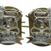 Pair of Light Dragoons Anodised (Staybrite) Collar Badges