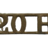 20th Hussars (20H) Shoulder Title