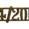 14th/20th Hussars (14/20H) Shoulder Title