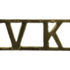 15th King's Hussars (XV KH) Officer's Shoulder Title