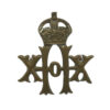 20th Hussars Collar Badge - King's Crown