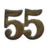 Victorian 55th (Westmorland) Regiment of Foot 'Pork Pie' Hat Badge (c.1840-74)