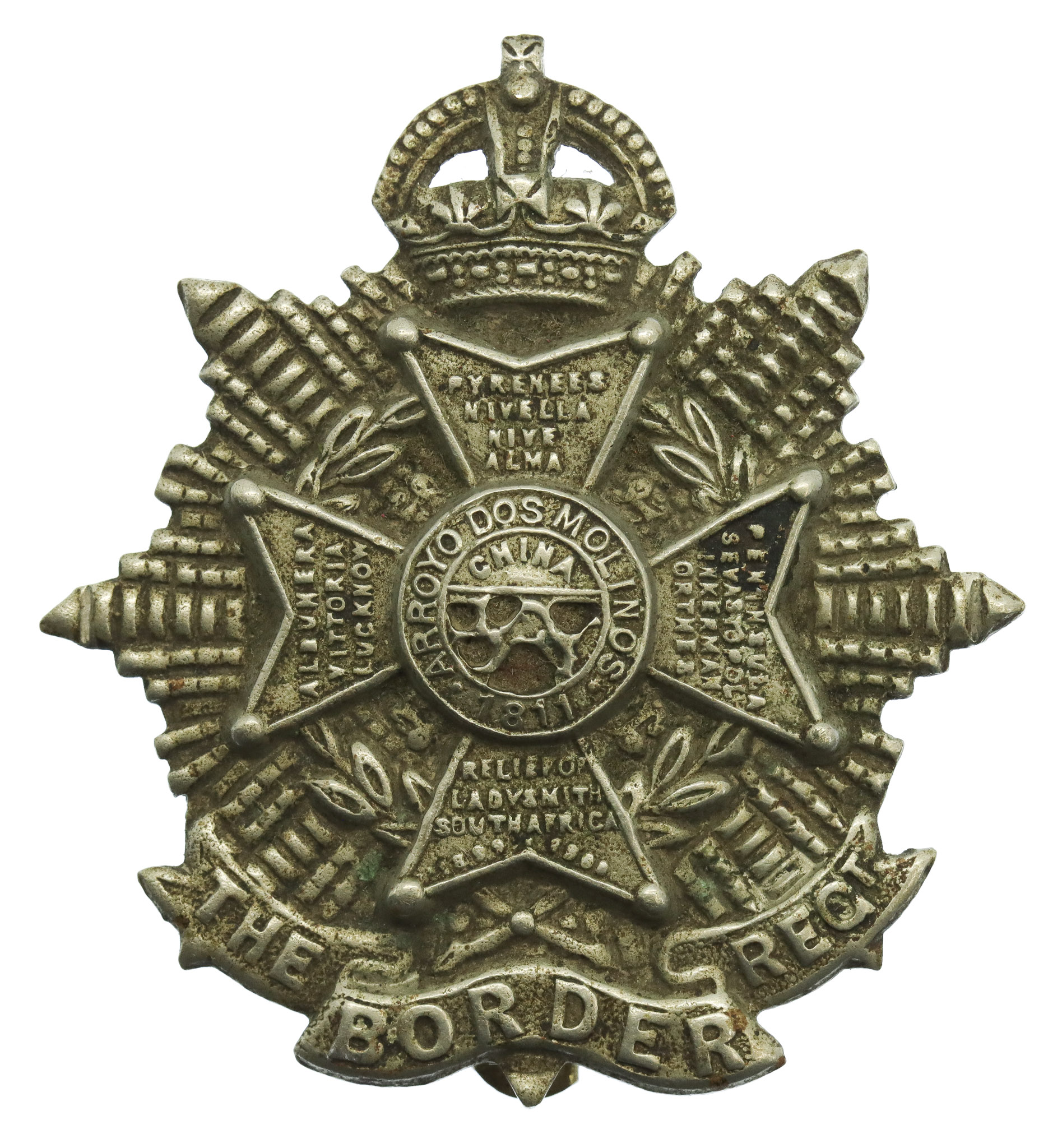 Border Regiment Cap Badge - King's Crown