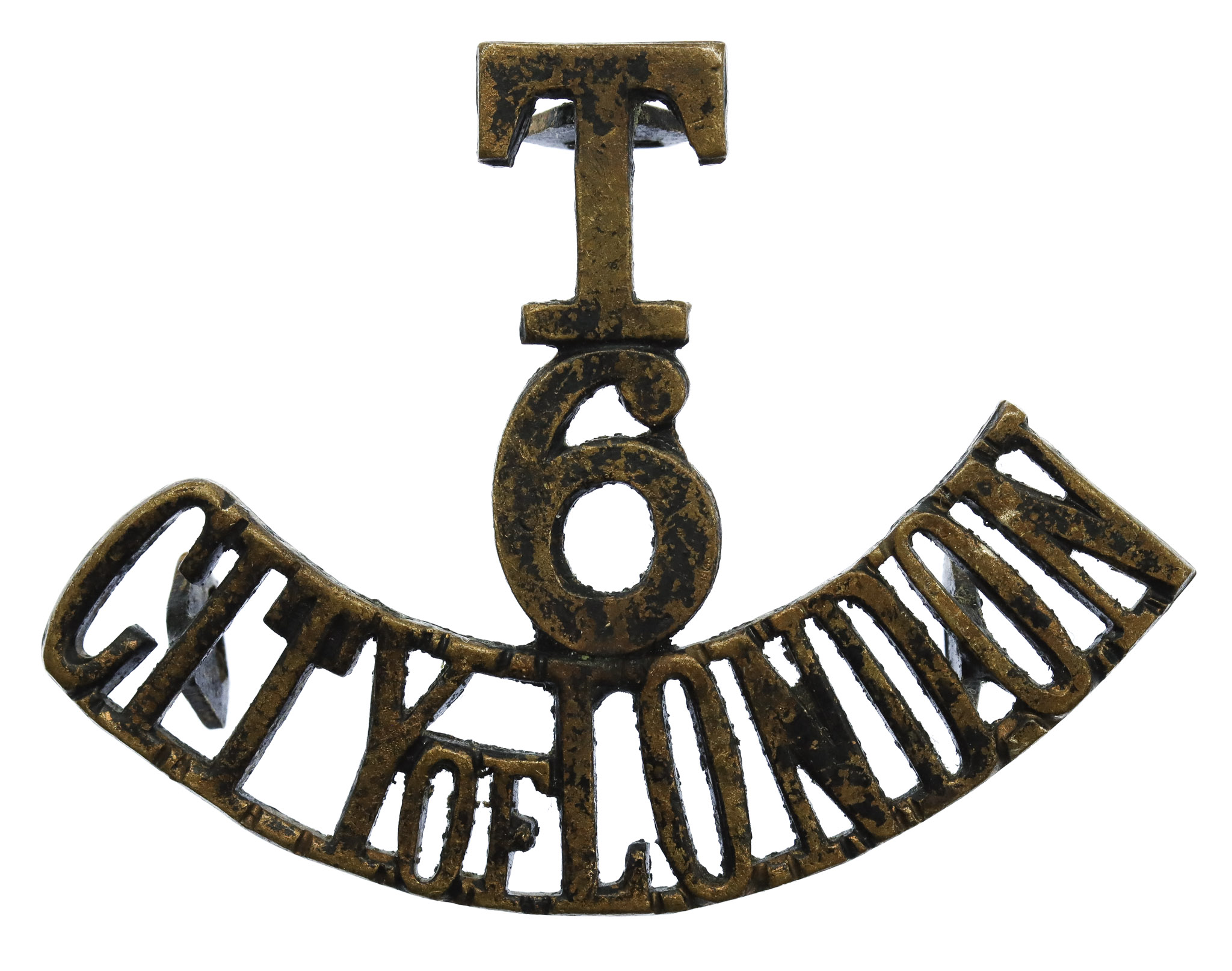 6th City of London Bn. (City of London Rifles) London Regiment (T/6/CITY OF LONDON) Shoulder Title