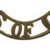 School of Gunnery (S OF G) Shoulder Title