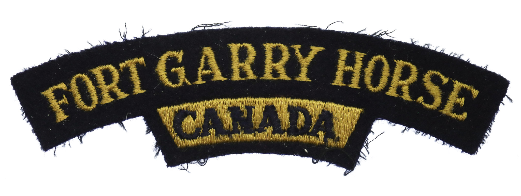 Canadian Fort Garry Horse Canada Cloth Shoulder Title